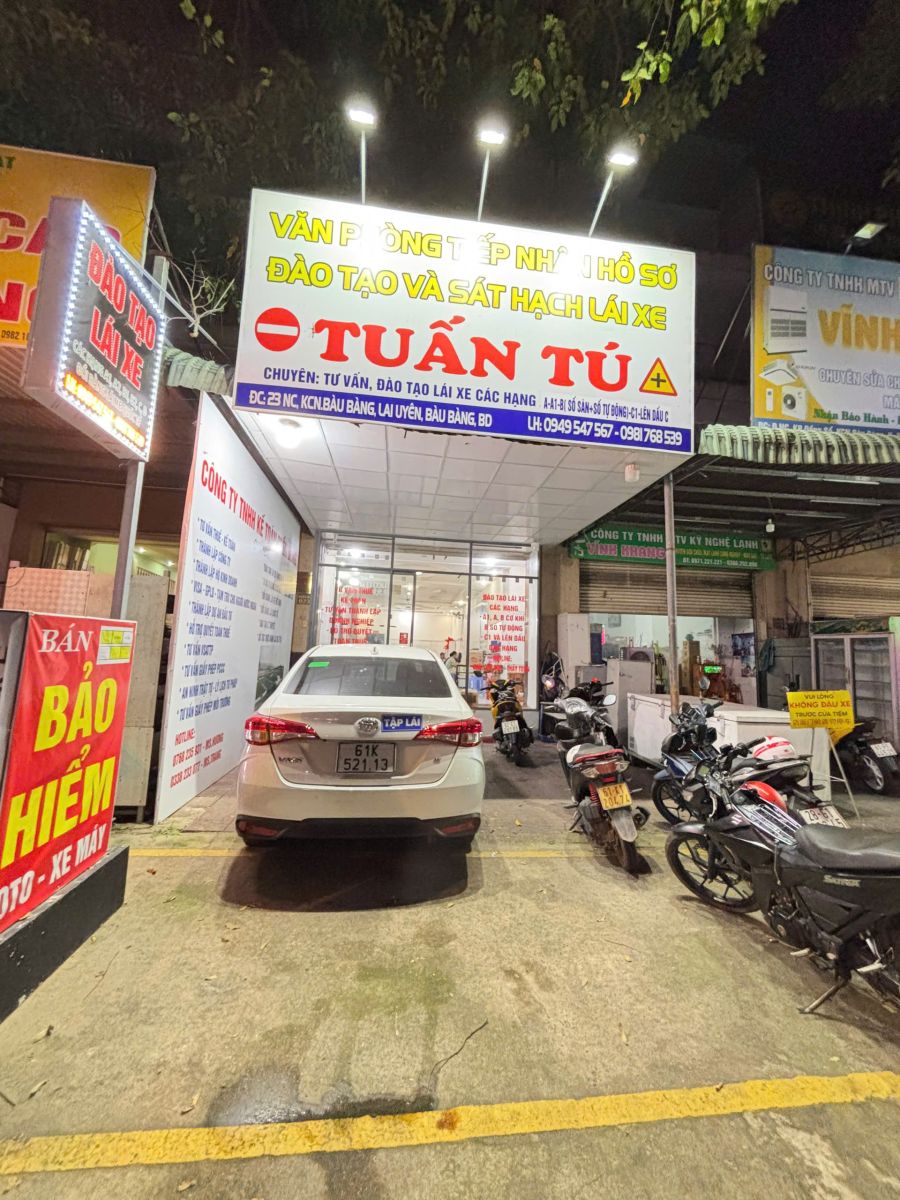 Học Lái Xe Hạng B Số Tự Động tại Bàu Bàng